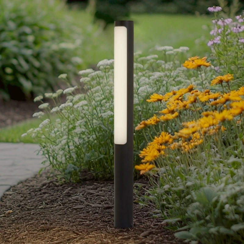 Lucande Tuberia LED Słupek Oświetleniowy Ciemnoszary 80 cm