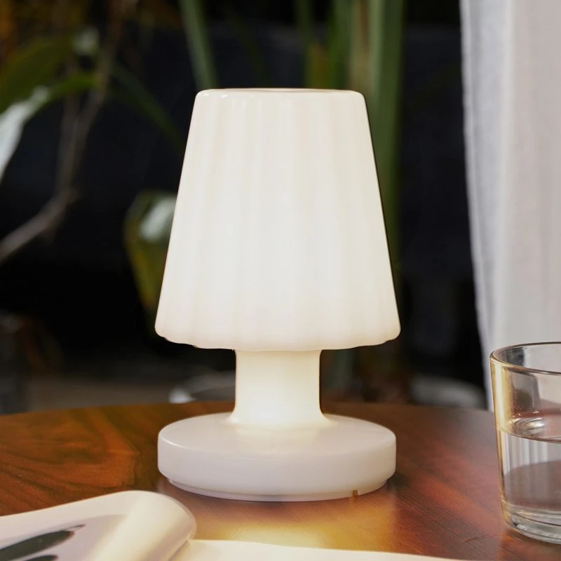 Lindby Jovem Lampa Stołowa RGB IP44 Biała Akumulatorowa