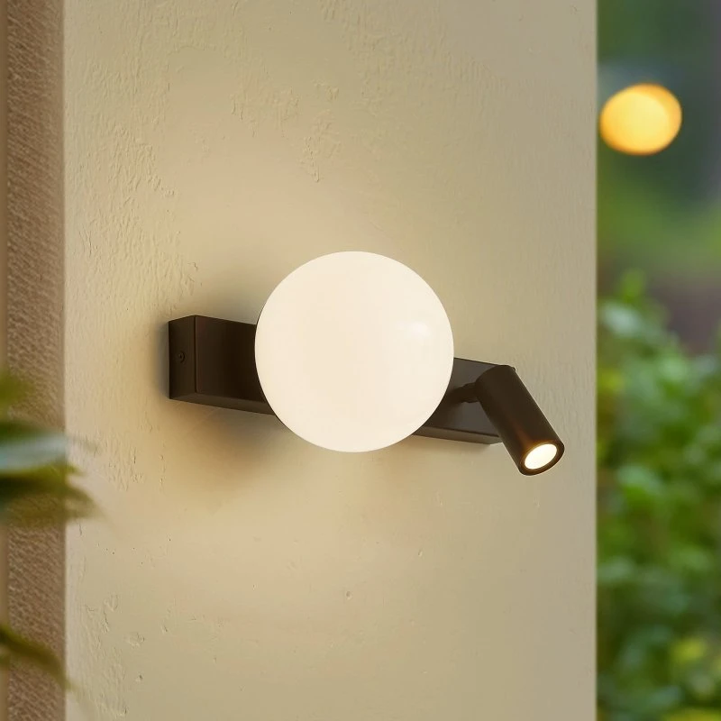 Lindby Larcie Kinkiet Zewnętrzny LED 35cm z Czujnikiem Ruchu