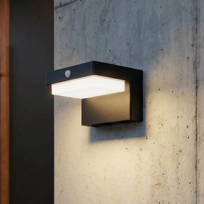 Lindby Eleazar LED Lampa Solarna z Czujnikiem Ruchu - Czarna