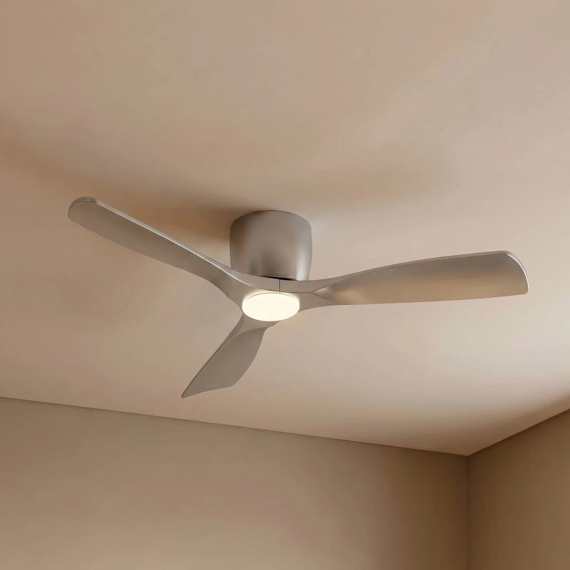 Lucande Moneno Inteligentny Wentylator Sufitowy LED, Srebrny, DC