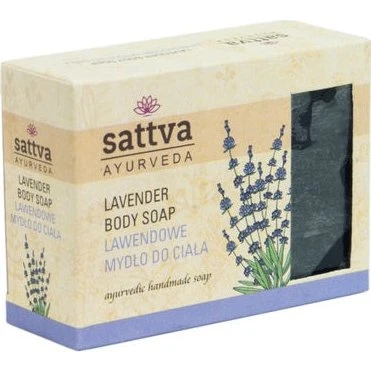 Sattva Body Soap Lavender 125g - Naturalne mydło glicerynowe