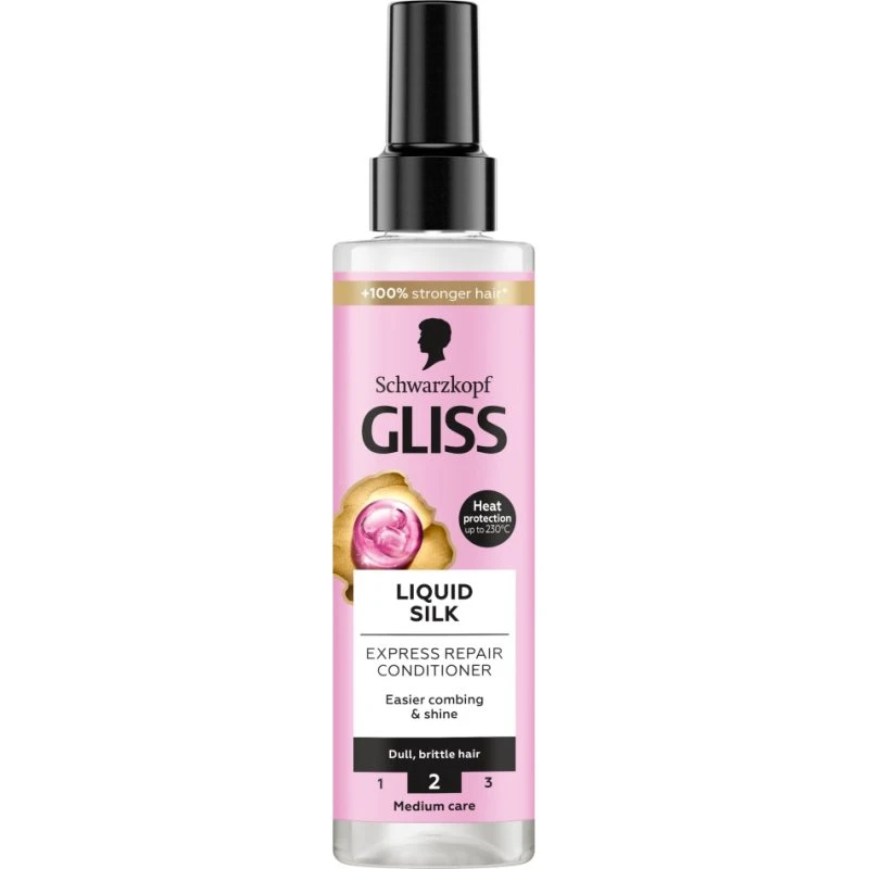 Gliss Liquid Silk ekspresowa odżywka do włosów, 200ml
