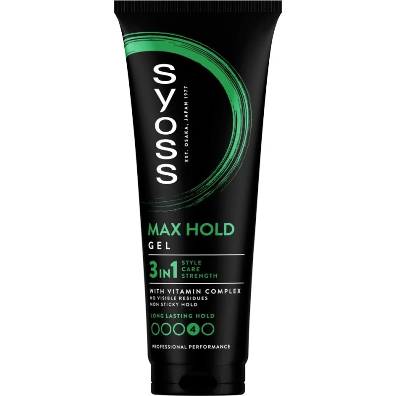 Syoss Max Hold Gel żel do włosów megamocny 250ml