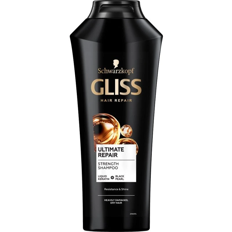 Gliss Kur Ultimate Repair Shampoo 250ml - dla włosów zniszczonych