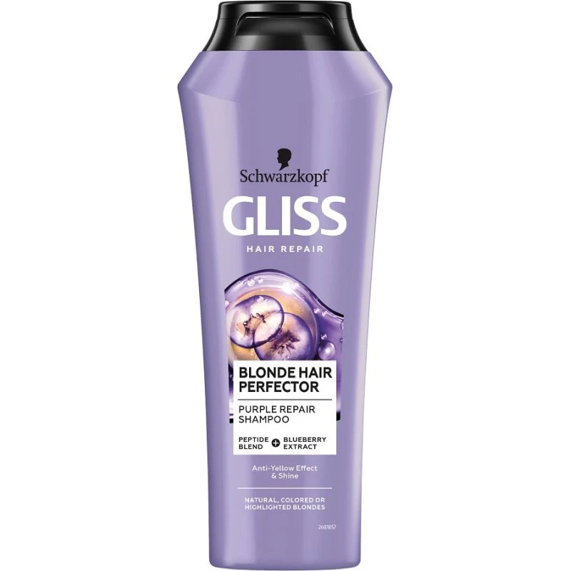 Gliss Blonde Hair Perfector Shampoo 250ml - Szampon do blond włosów
