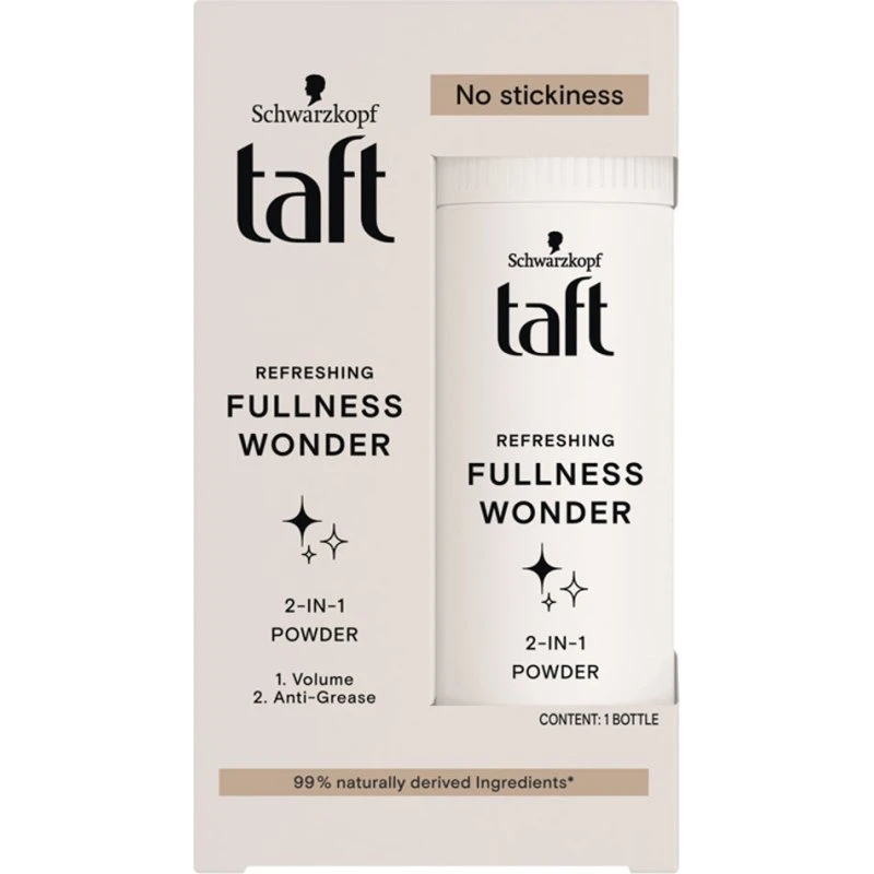 Taft Fullness Wonder 2w1 Puder do włosów nadający objętość i odświeżenie 10g