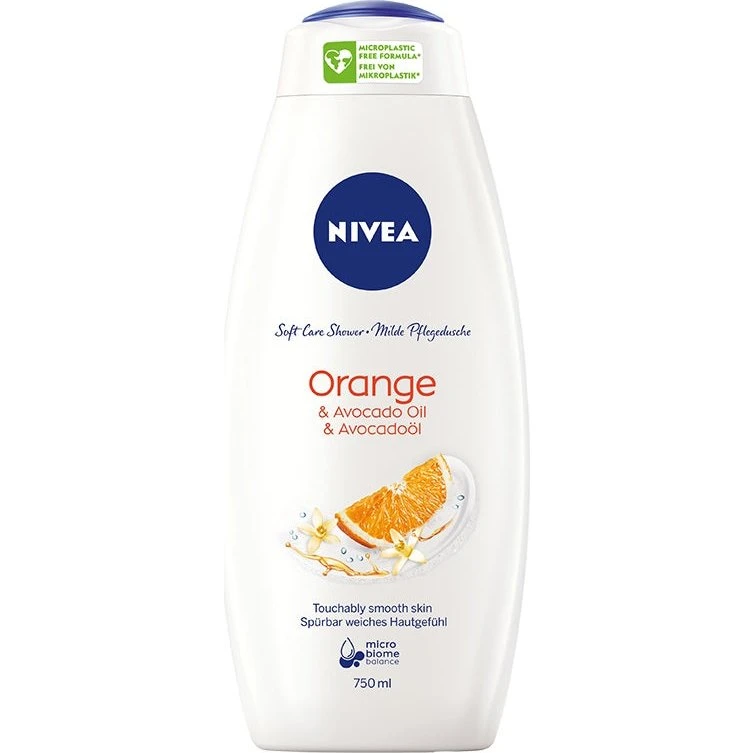 Nivea Orange & Avocado Oil Care Shower 750ml