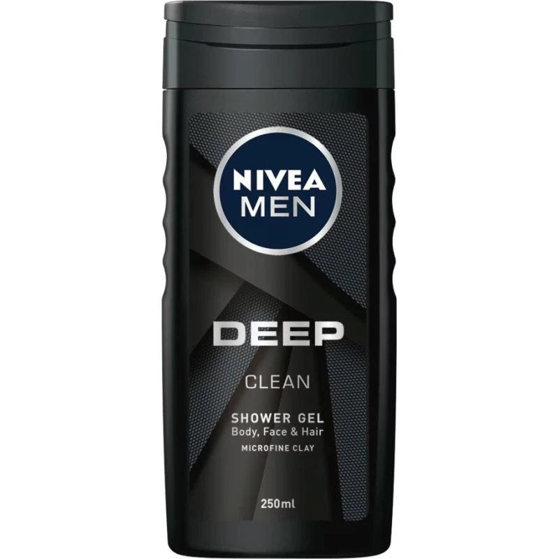 Nivea Men Deep Clean żel pod prysznic 3w1 250ml