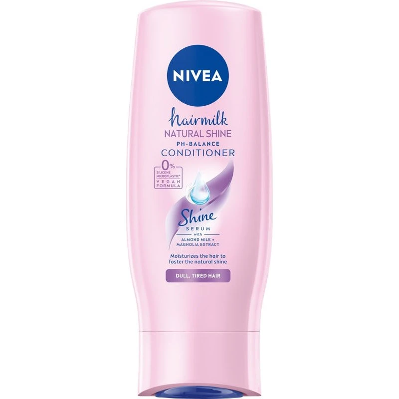 Nivea Hairmilk Natural Shine odżywka 200ml