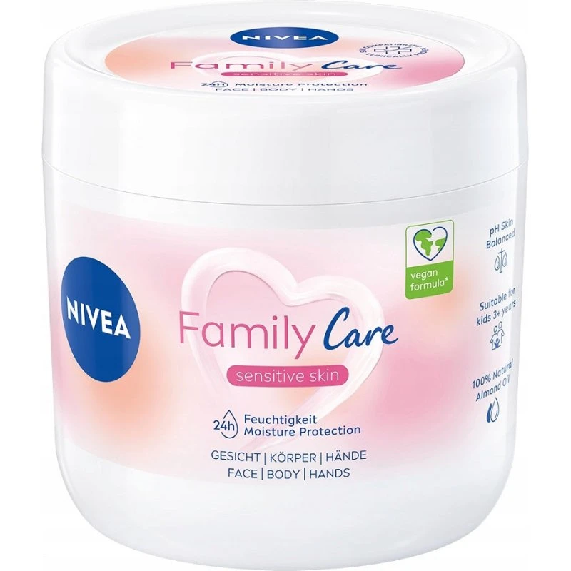 Nivea Family Care lekki krem nawilżający 450ml