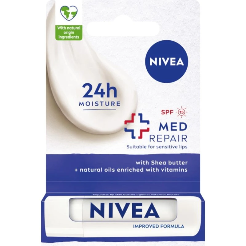 Nivea Med Repair Pomadka do ust pielęgnująca 4.8g
