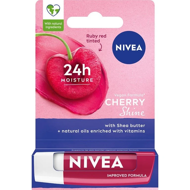 Nivea Pomadka do ust Cherry Shine 4.8g