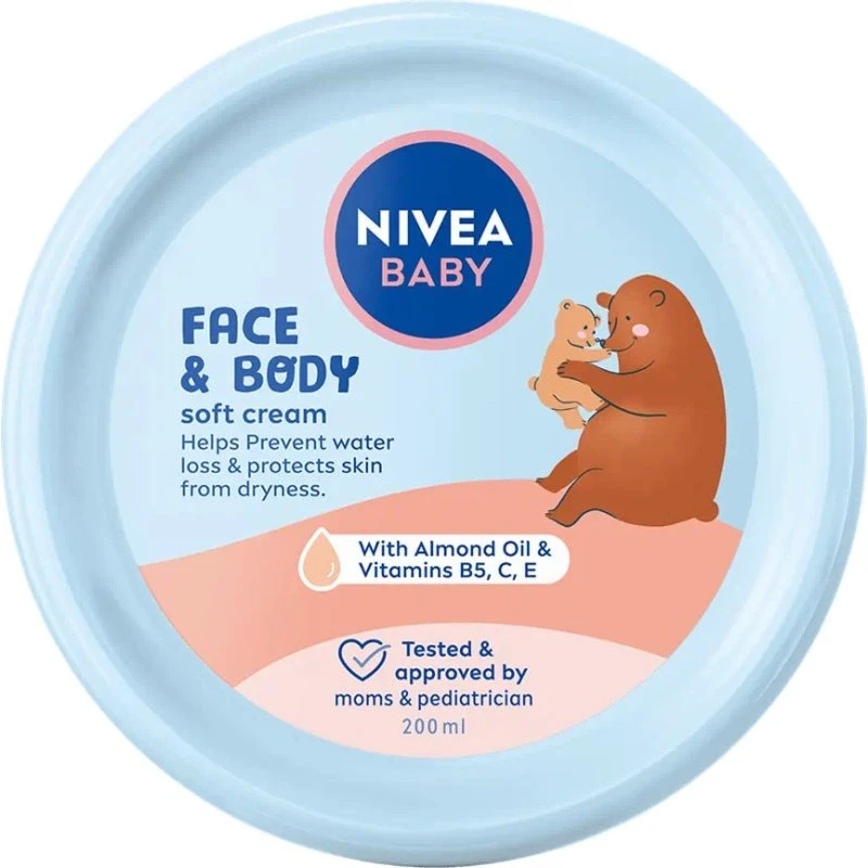 Nivea Baby krem pielęgnacyjny do twarzy i ciała 200ml