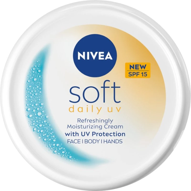 Nivea Soft Daily UV krem nawilżający SPF15 200ml