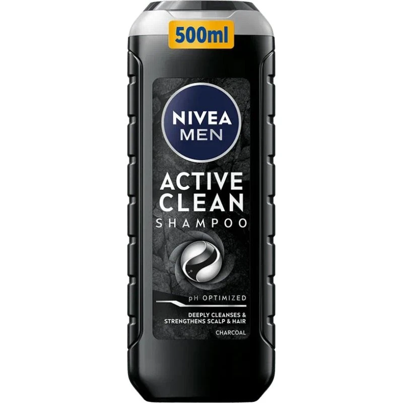 Nivea Men Active Clean szampon z węglem drzewnym 500ml