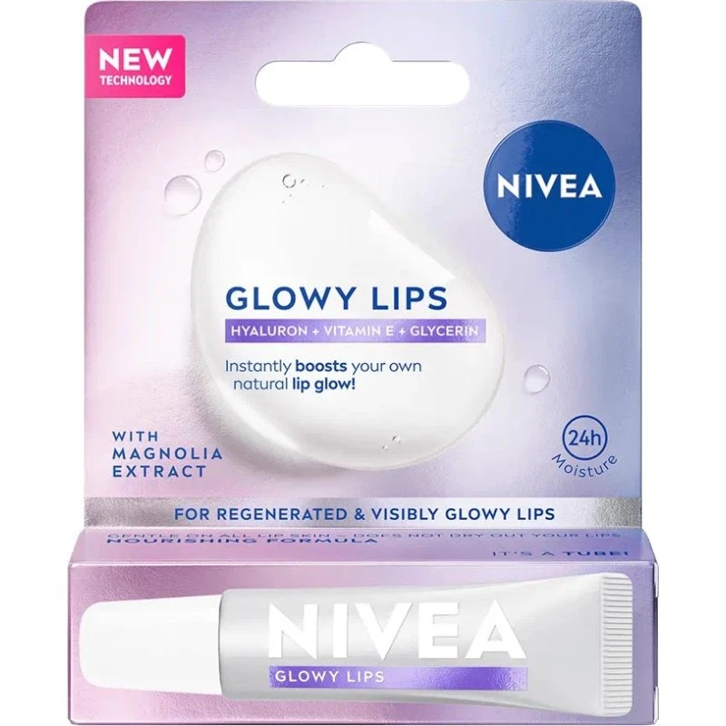 Nivea Glowy Lips balsam do ust z ekstraktem z magnolii 10ml
