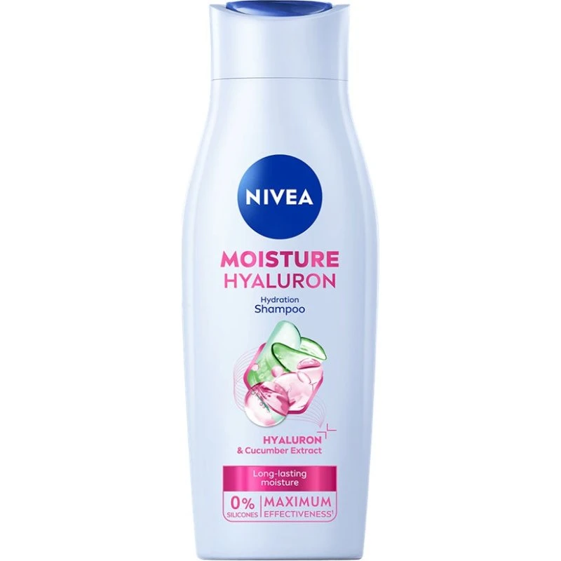 Nivea Moisture Hyaluron szampon nawilżający z kwasem hialuronowym 400ml