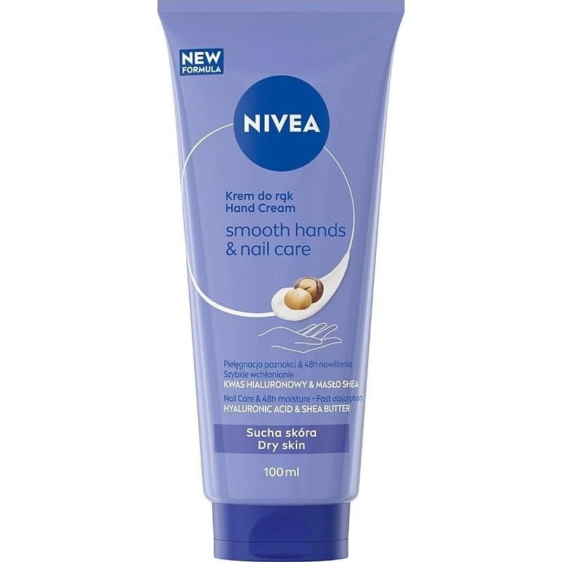 Nivea Smooth Hands & Nail Care krem do rąk i paznokci 100ml