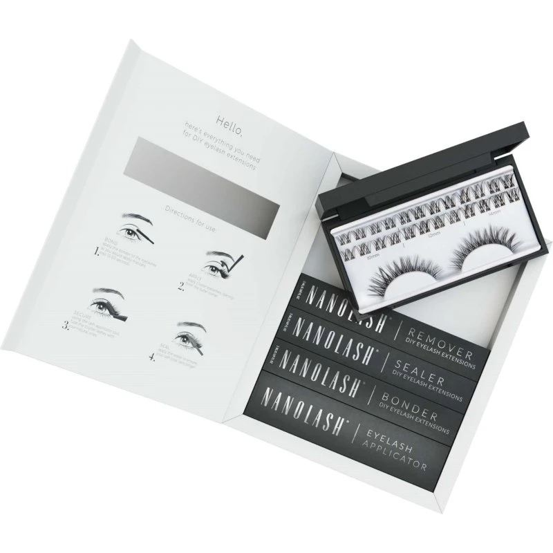 Nanolash DIY Eyelash Extensions Starter Kit Charm 36szt.