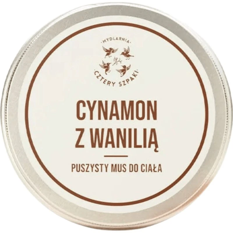CZTERY SZPAKI Mus do ciała Cynamon z Wanilią, 150 ml