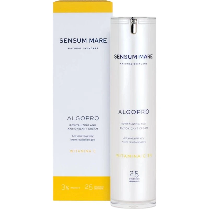Sensum Mare Algopro C Krem Rewitalizujący z Witaminą C 3%, 50 ml