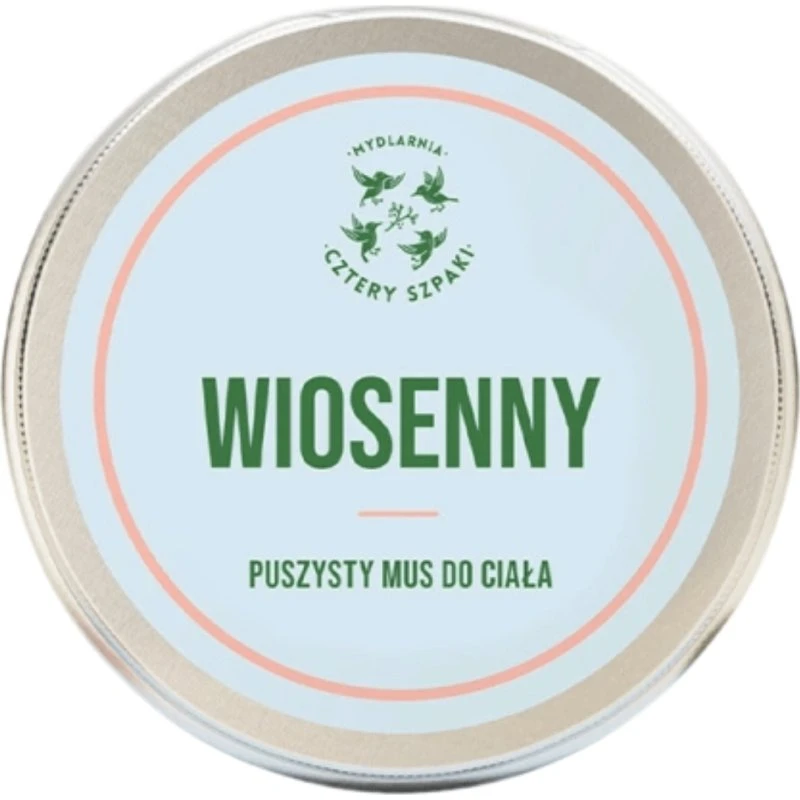 Cztery Szpaki Wiosenny Puszysty Mus do Ciała, 150 ml