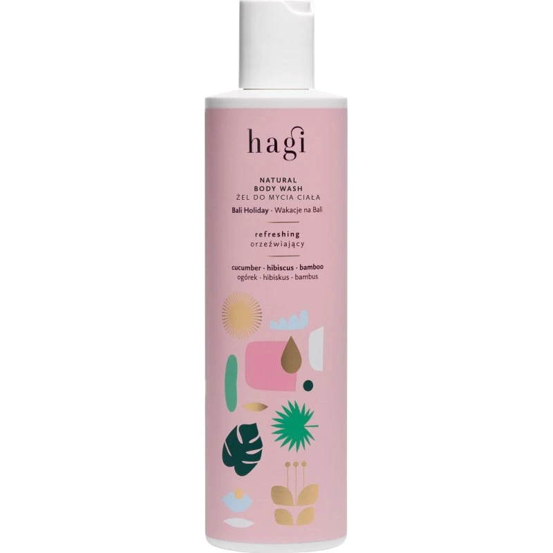 Hagi Naturalny żel do mycia ciała Wakacje na Bali 300 ml