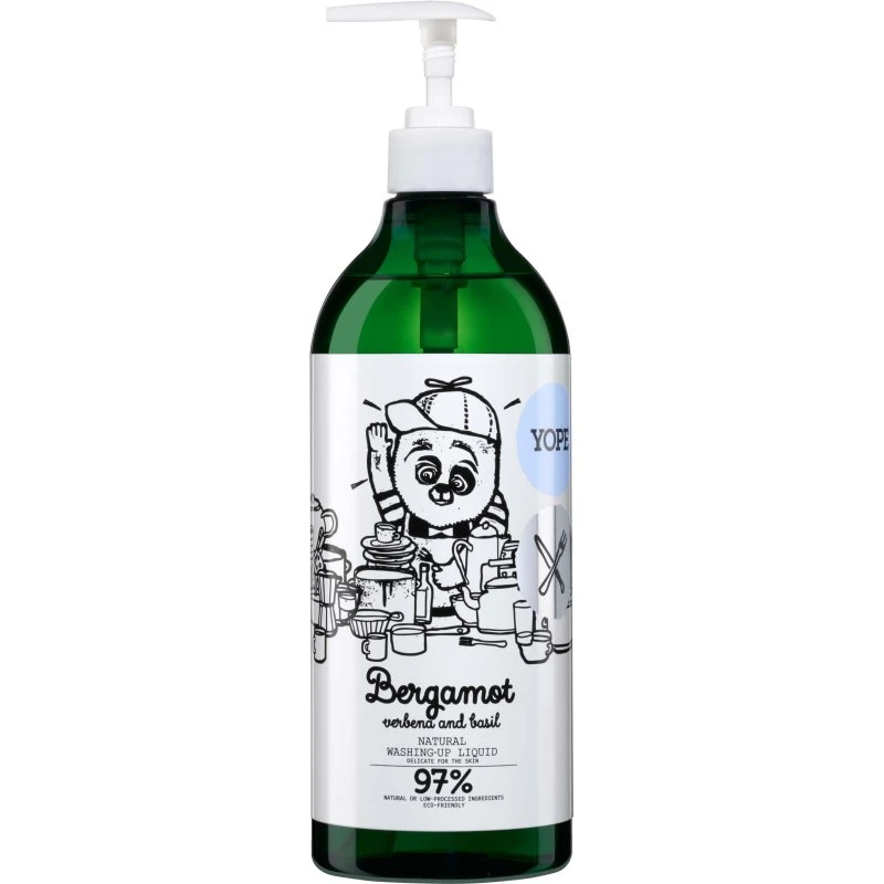 Yope Naturalny płyn do mycia naczyń Bergamotka, werbena, bazylia 750ml
