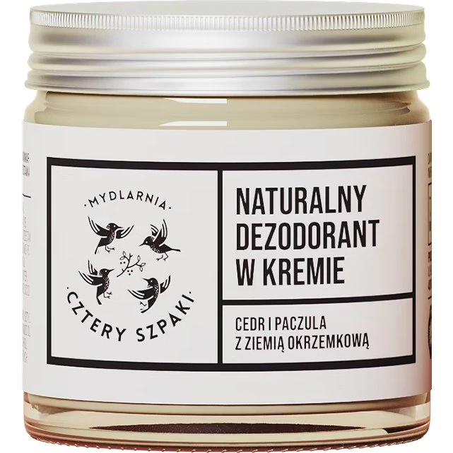 4 Szpaki Dezodorant w kremie Cedr Paczula 60ml