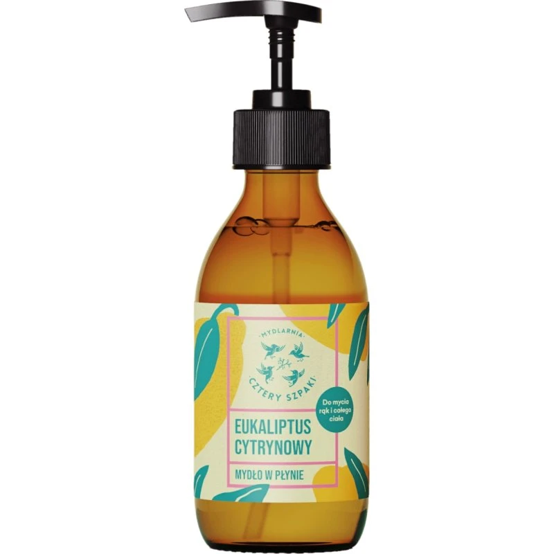 4 Szpaki Mydło w Płynie Eukaliptus Cytrynowy 300ml