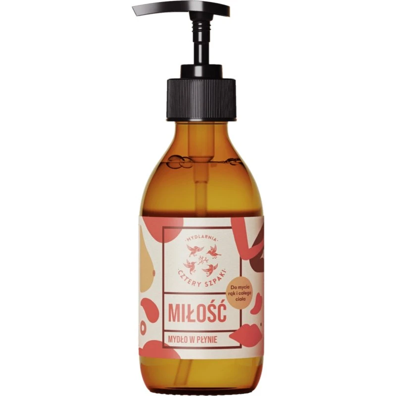 4 Szpaki Mydło w płynie Miłość 300 ml