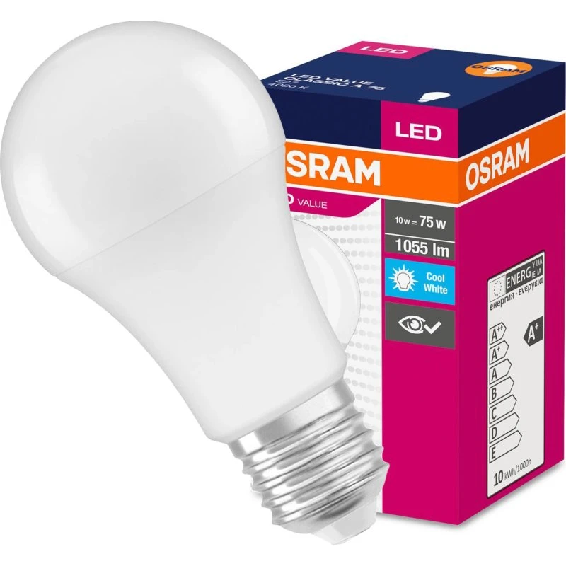 Osram LED E27 10W neutralna 1060lm matowa