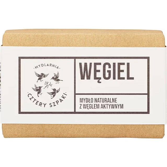 Cztery Szpaki Mydło Węglowe Detoksykujące 110g