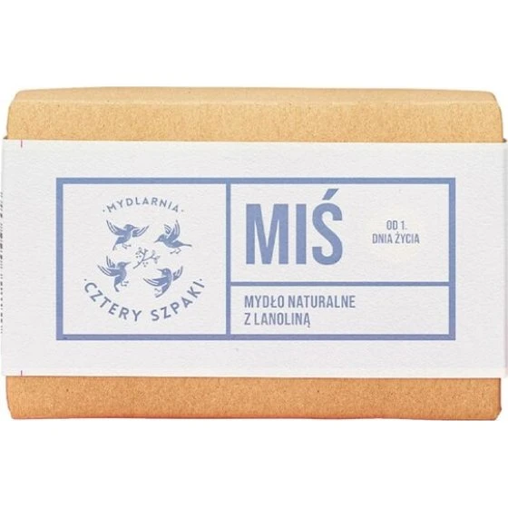 Cztery Szpaki Mydło Miś z Lanoliną 110g