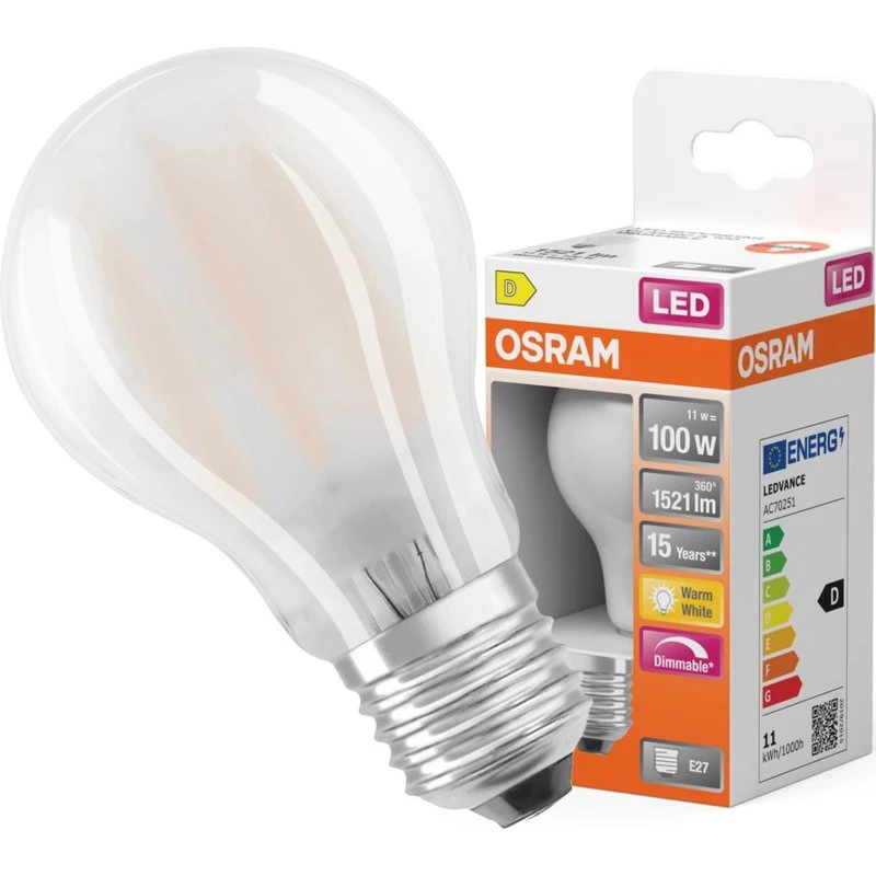 OSRAM SUPER STAR LED E27 11W 2700K 300° Filament