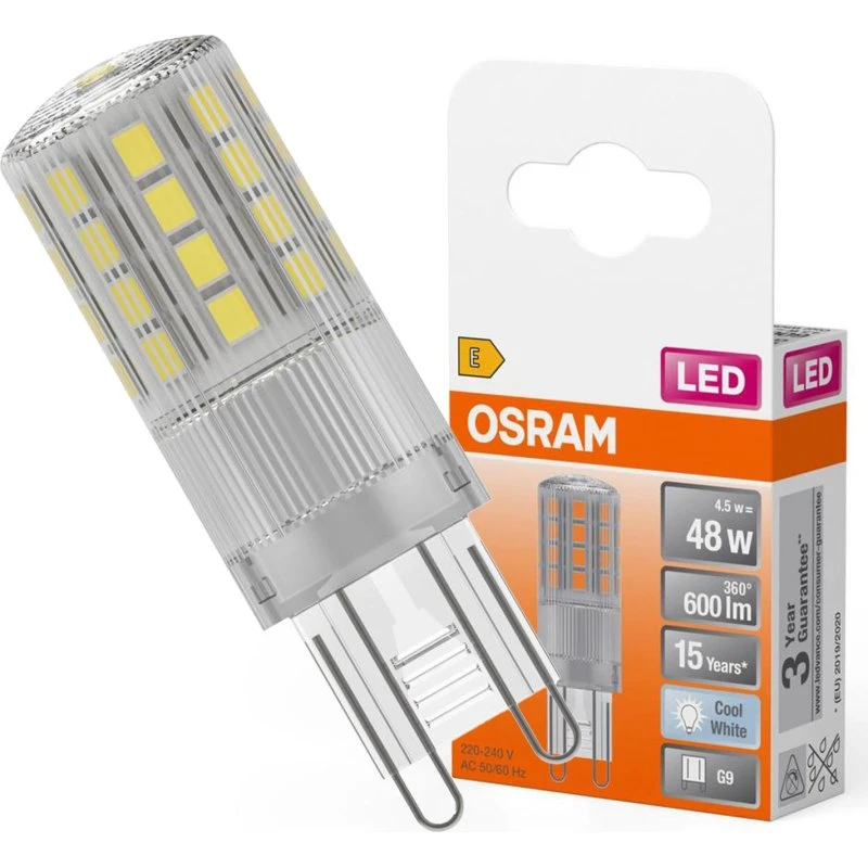 Osram LED G9 4,8W 600lm 4000K Neutralna 300°