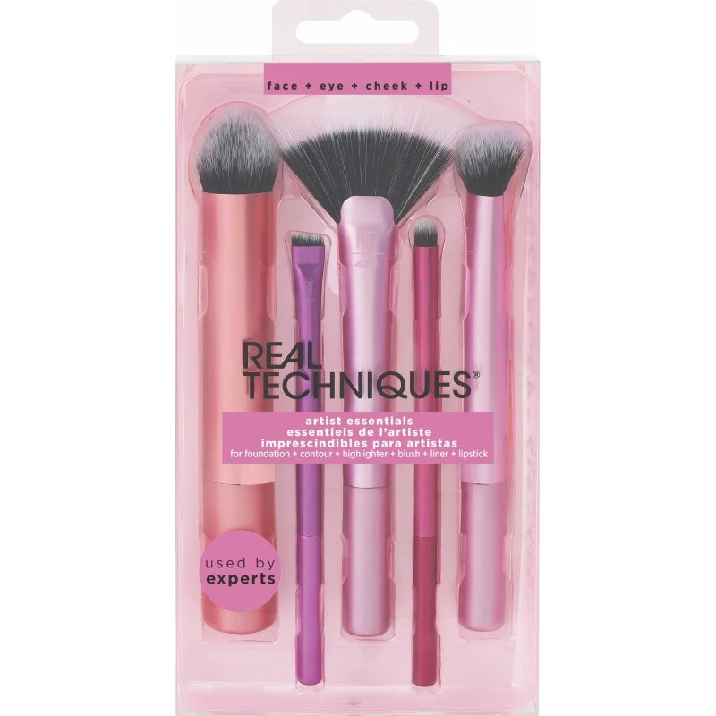 Real Techniques Artist Essentials - Zestaw 5 pędzli do makijażu