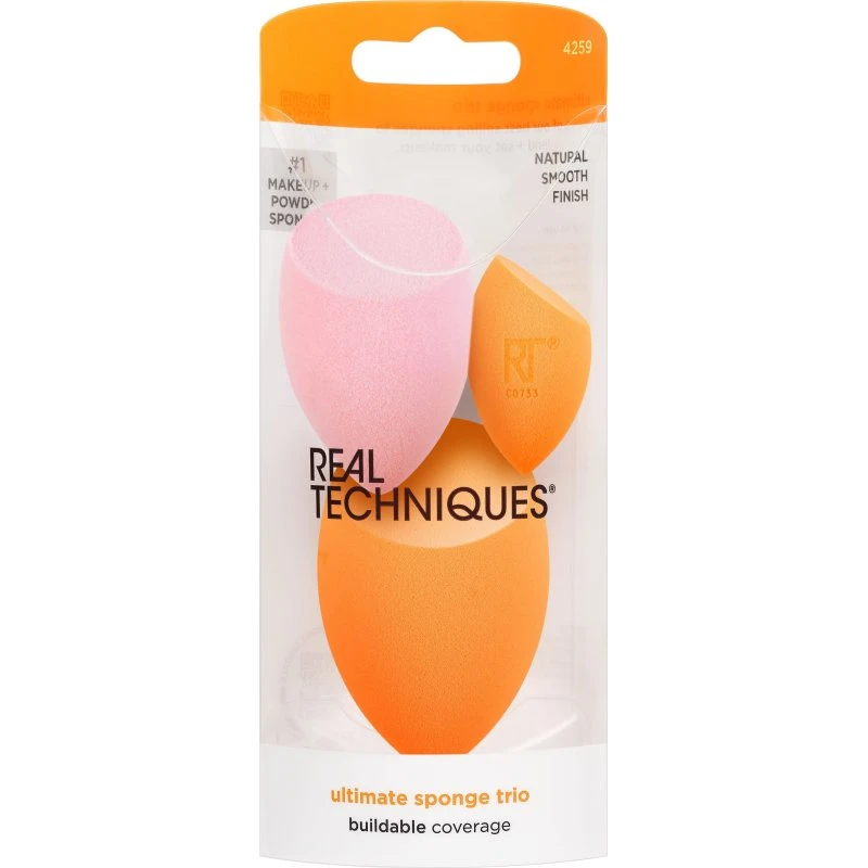 Real Techniques Ultimate Sponge Trio - Zestaw 3 gąbek do makijażu
