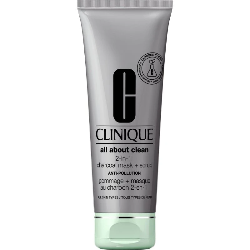 Clinique All About Clean Charcoal Mask + Scrub 100 ml