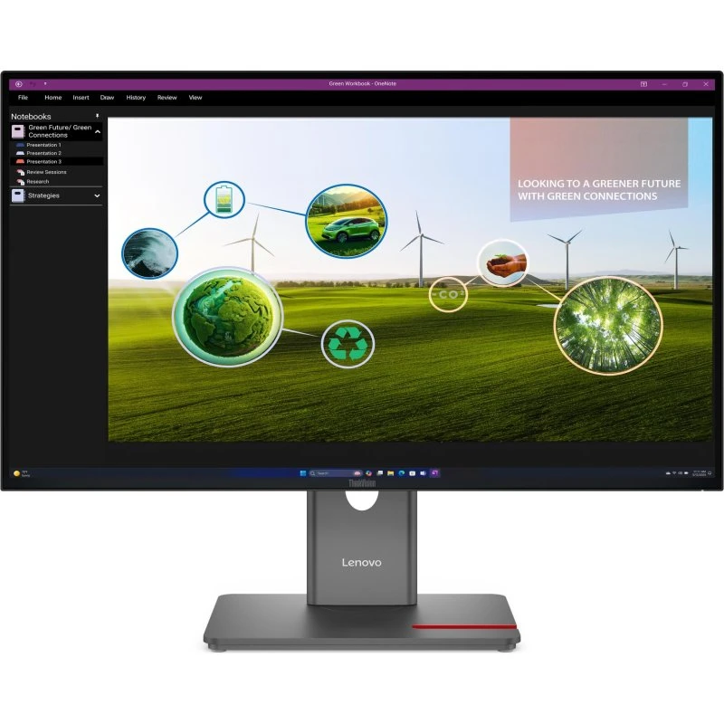 Monitor Lenovo ThinkVision P27Q-40 27" QHD IPS 120Hz USB-C Czarny