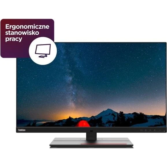 Lenovo ThinkVision P27u-20 27" 4K IPS USB-C HDMI DP KVM