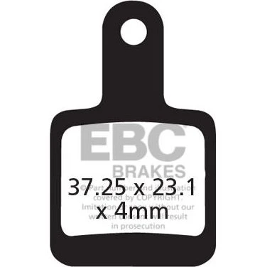 EBC Brakes CFA391 - Klocki hamulcowe organiczne SR Mechanical