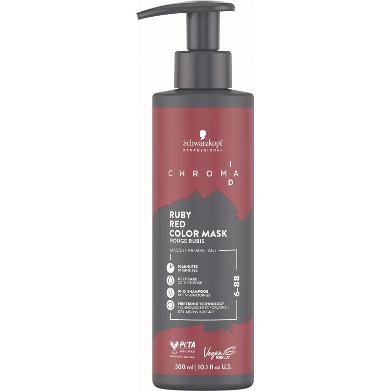 Schwarzkopf Professional ChromaID Bonding Color Mask Ruby Red 300ml