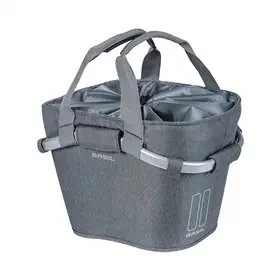 Basil Classic Carry All KF 15L Szary + KlickFix Adapter