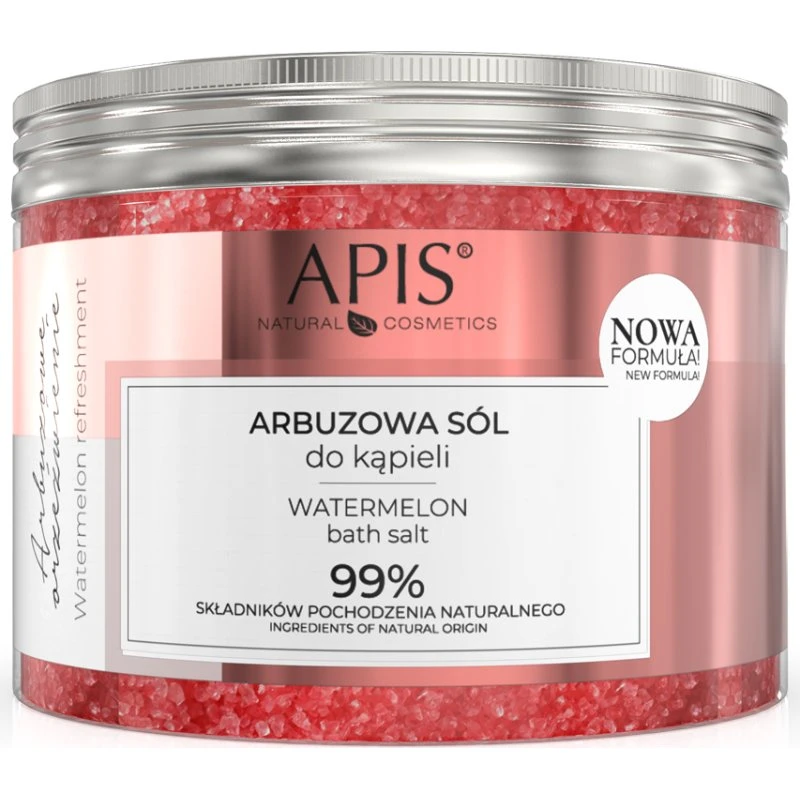 APIS Arbuzowe Orzeźwienie Sól do Kąpieli Arbuz i Melon 650g