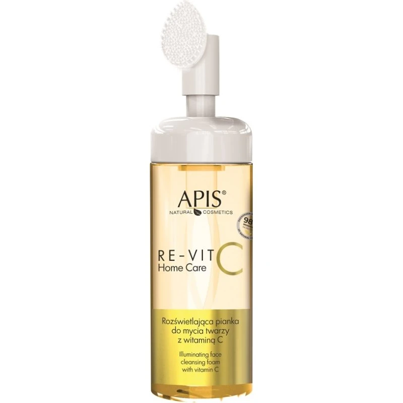 APIS Re-Vit C Home Care Rozświetlająca pianka do mycia twarzy 150 ml