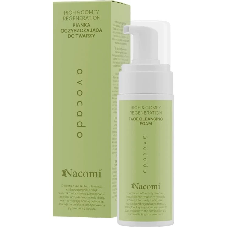 Nacomi Rich & Comfy Regeneration Pianka oczyszczająca Awokado 150ml