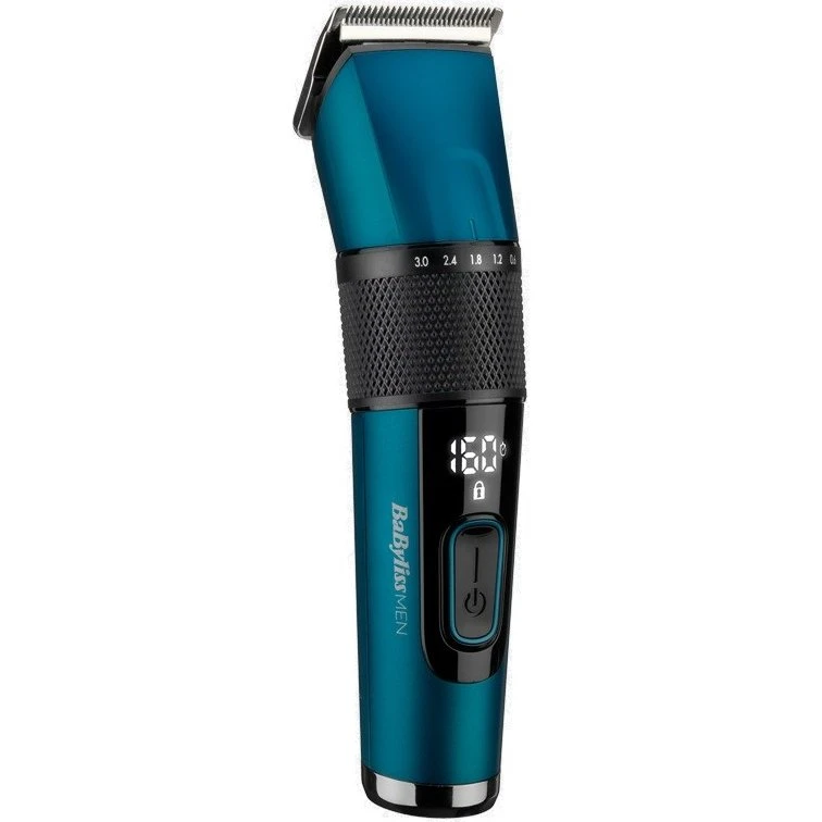 BaByliss C-Hårklippare Japanese Steel Digital E990E, czarny/morski