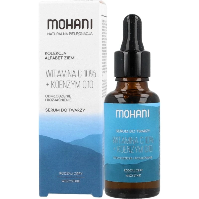 MOHANI Serum odmładzająco-rozjaśniające z wit. C 10% i Q10, 30ml